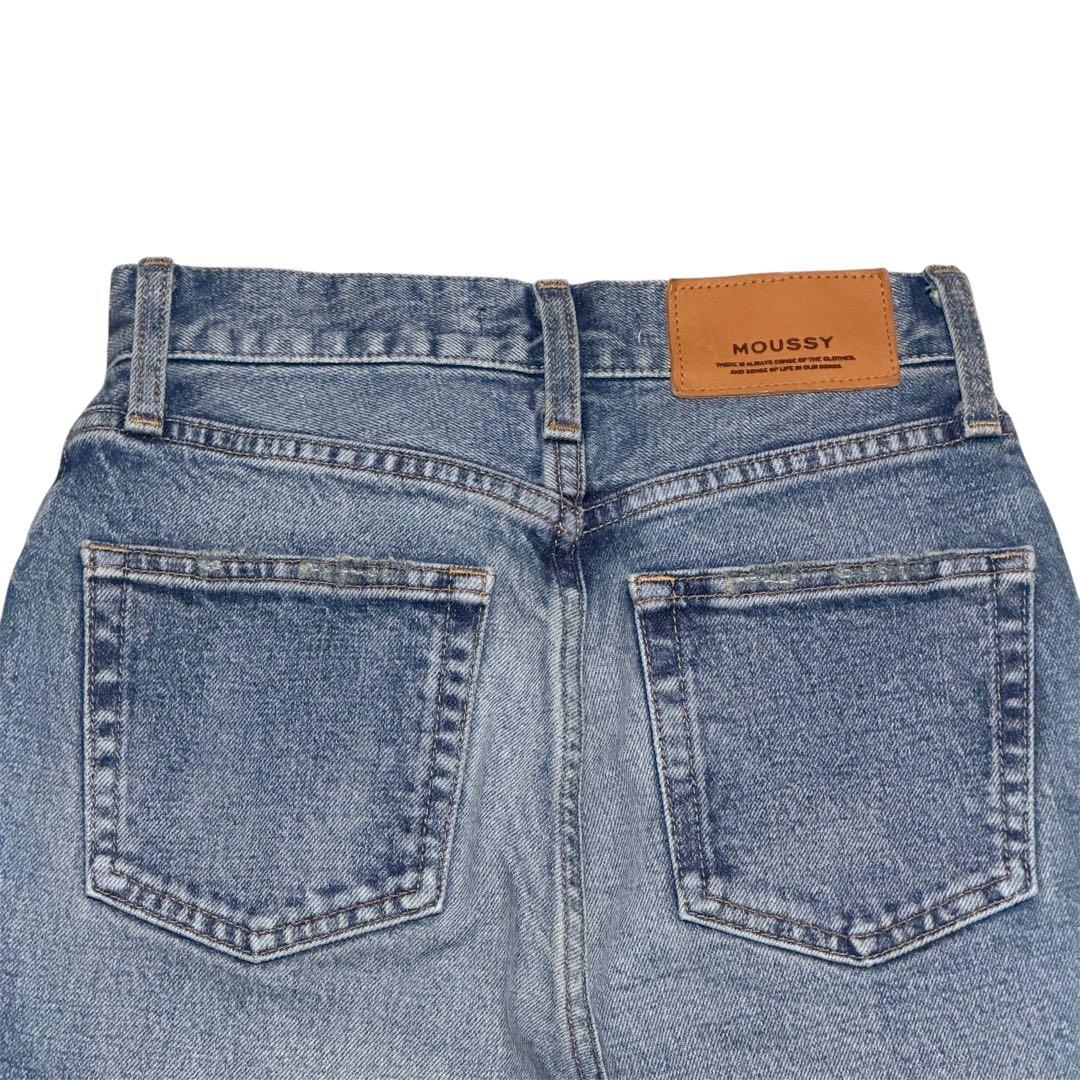 人気✨】MOUSSY MVS FLARE フレアデニム ライトブルー 23 - メルカリ