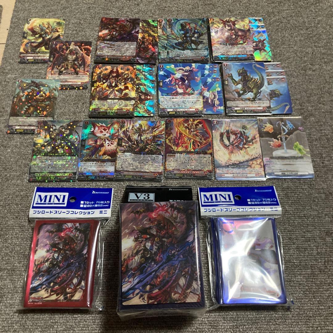 ヴァンガード ヴァルガ・ドラグレス 羅刹　デッキパーツ　環境構築　スリーブ付き