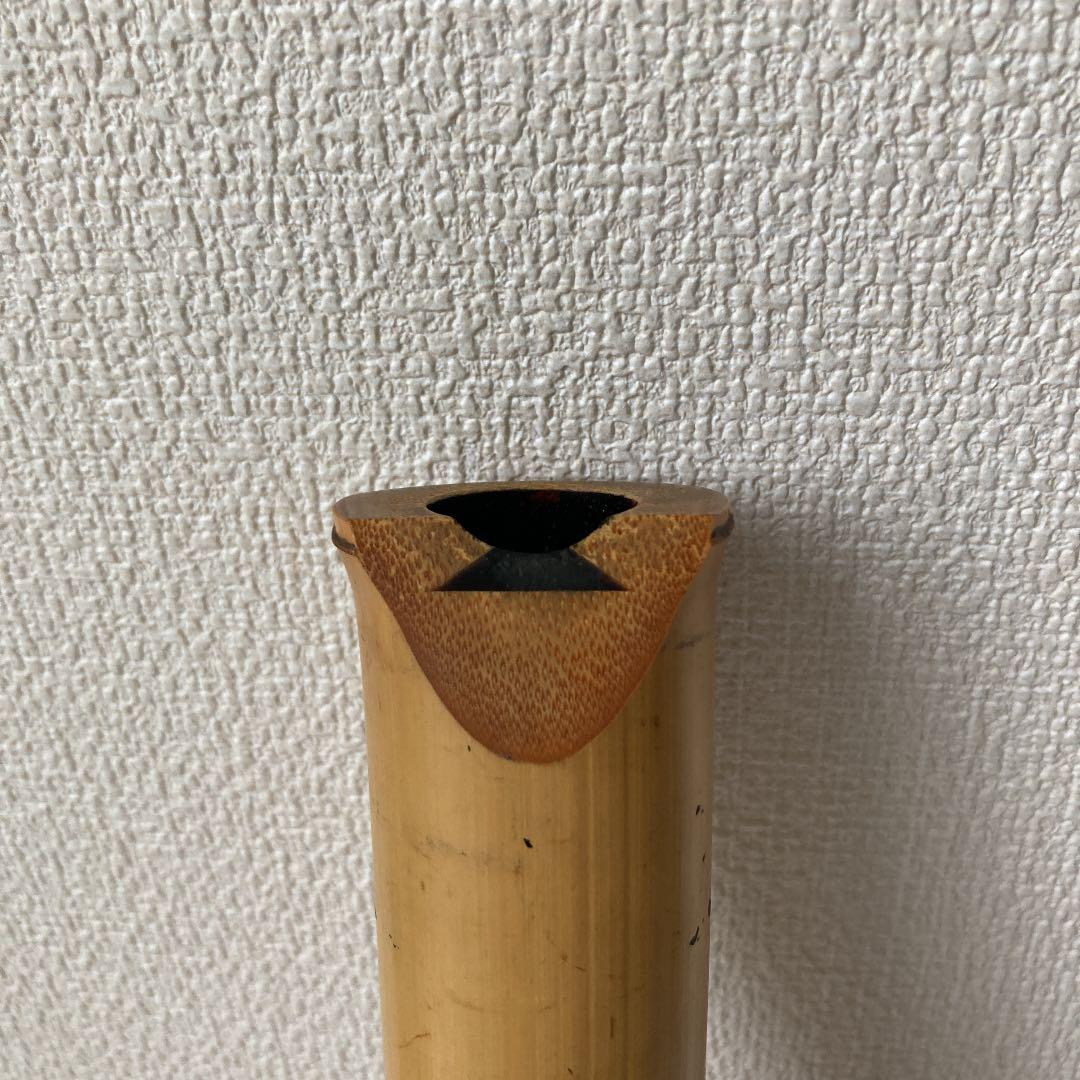 尺八大宝　63㎝・銘刻印大宝3ヶ所　ひび割れあり　NO.7