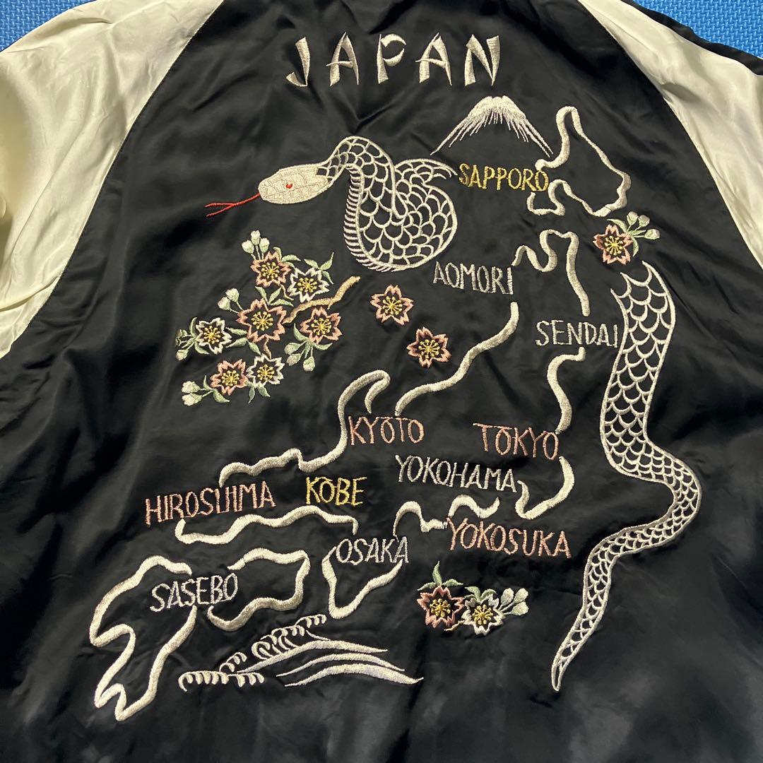 新品 テーラー東洋 60周年 スカジャン 白蛇 大 TT15712-119 港商