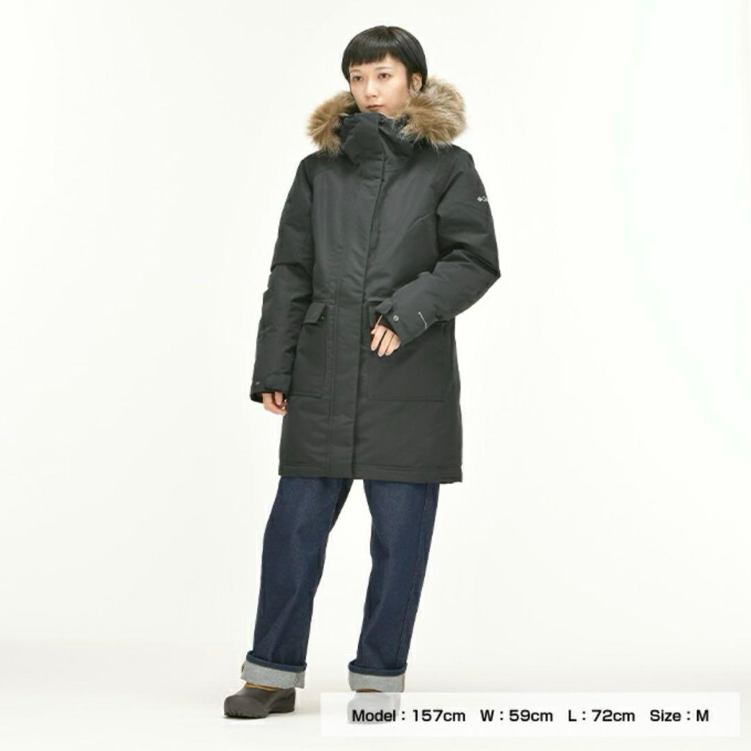 げさ吉　コロンビア ダウンジャケット　レディースロング　オムニヒート　M