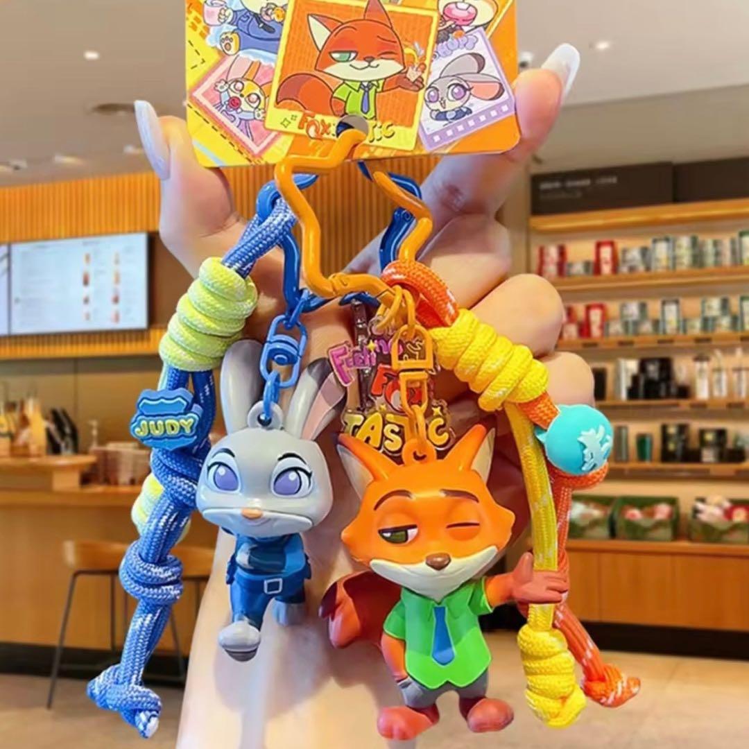 Disney❣️ズートピア2 ニック＆ジュディ キーホルダー ストラップ