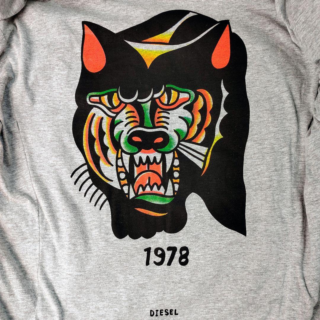 超希少】DIESEL☆シープスキン パンチングレザージャケット M 黒 虎