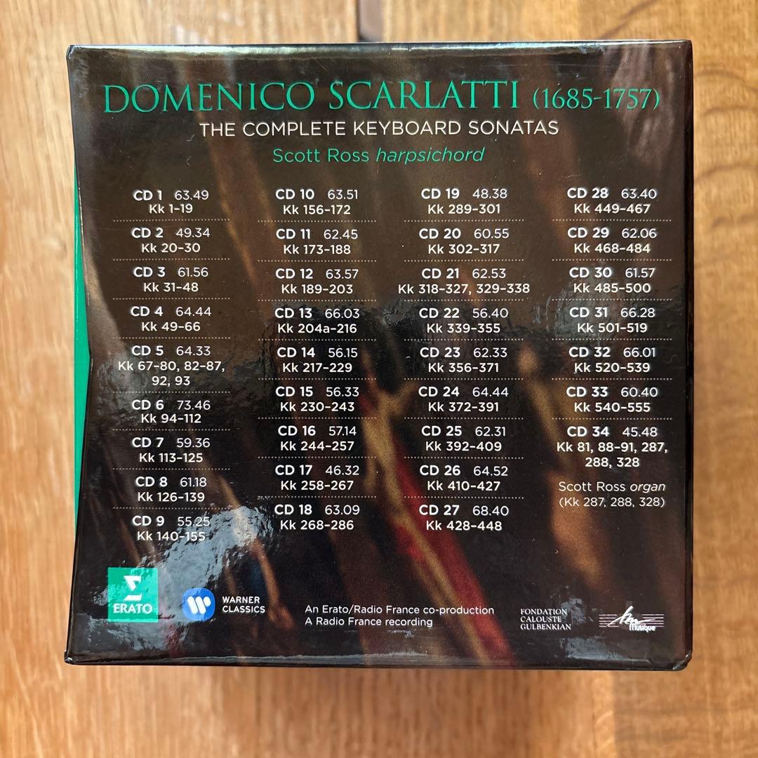 スコット・ロス スカルラッティ ソナタBOX (CD 34枚) 全555曲 - メルカリ