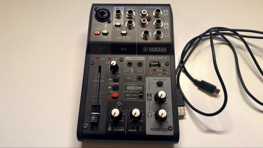 Yamaha AG03MK2 オーディオインターフェース 美品