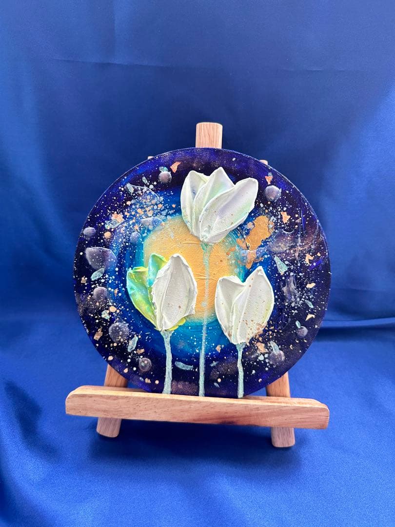 【原画】夜光華　アクリル画