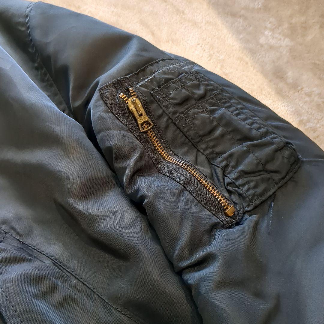 ケ*ャ様 90年代 00年代 美品 ALPHA アルファ МA1 ブラック アメ