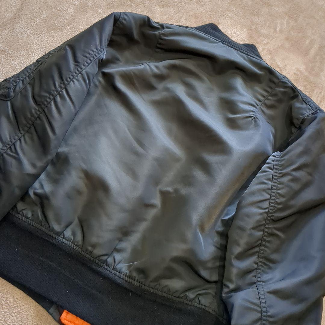 ケ*ャ様 90年代 00年代 美品 ALPHA アルファ МA1 ブラック アメ