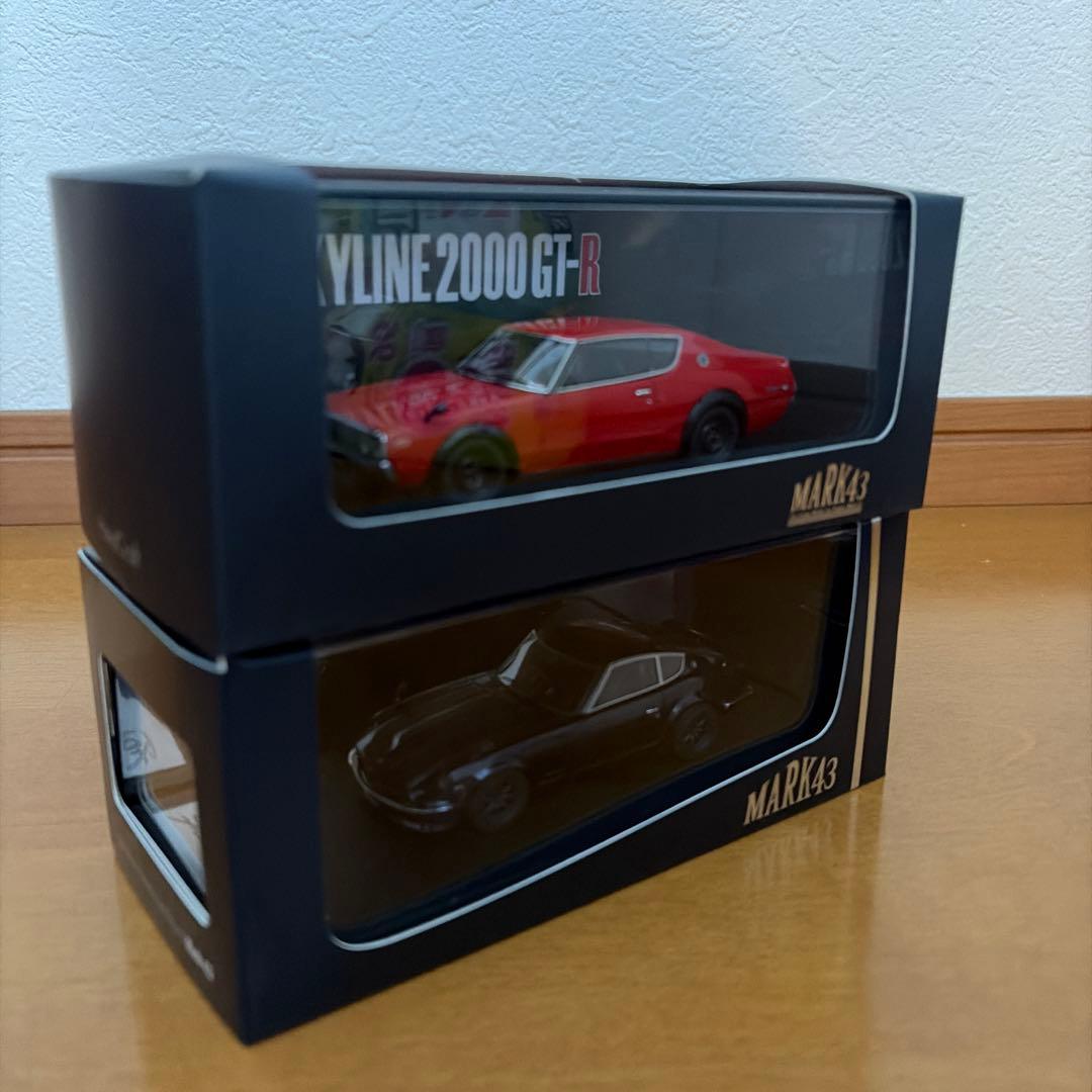 MARK43 2台セット PM5308R PM4352SBL MARK43 1/43 マツダ ロードスター(NB8C) RS 1998 クラシックレッド