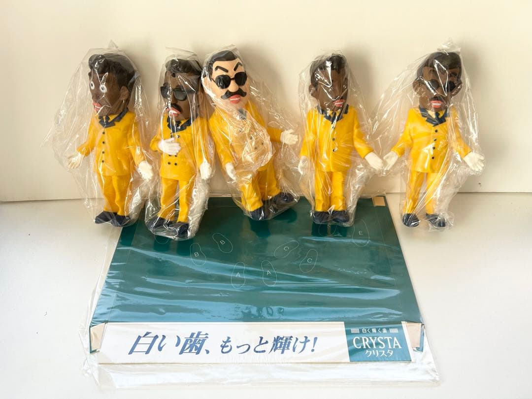 ♦︎③未使用 非売品 ラッツ＆スター ライオン歯磨き　ディスプレイ人形5体