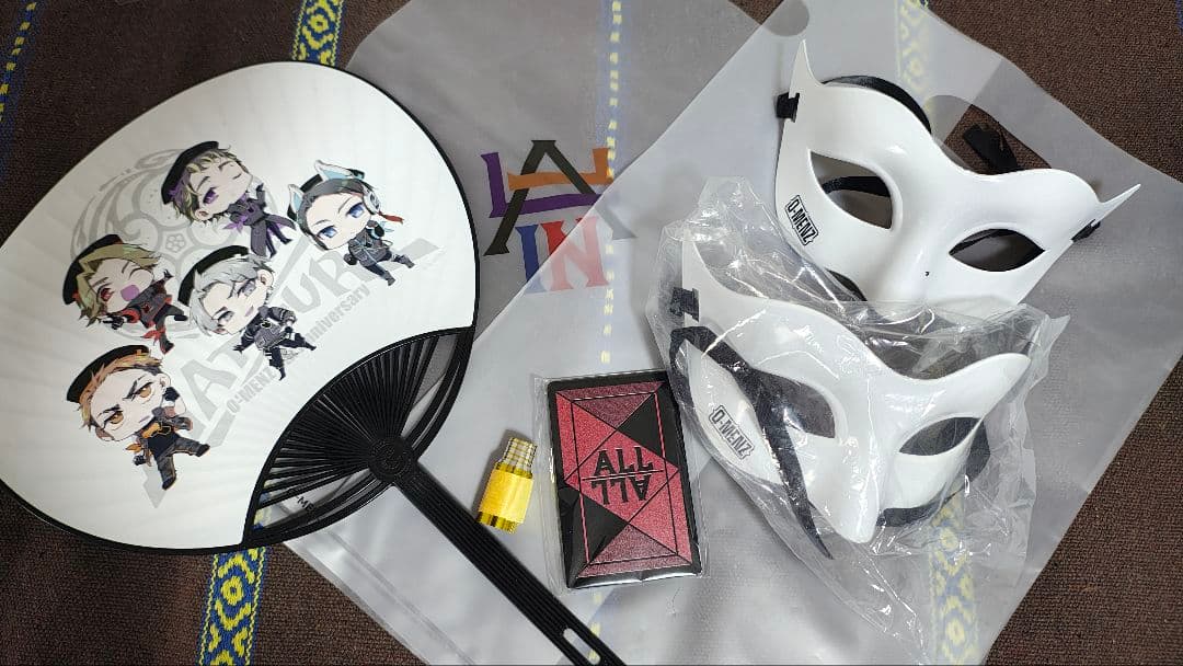 o-menzグッズまとめ Tシャツ、ぬい、ペンラ等