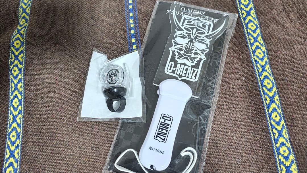 o-menzグッズまとめ Tシャツ、ぬい、ペンラ等