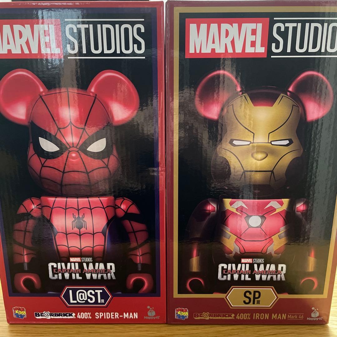 値下げ⭐︎400% スパイダーマン & アイアンマン フィギュア FIG]ファイティングアーマー アイアン・スパイダー スパイダーマン