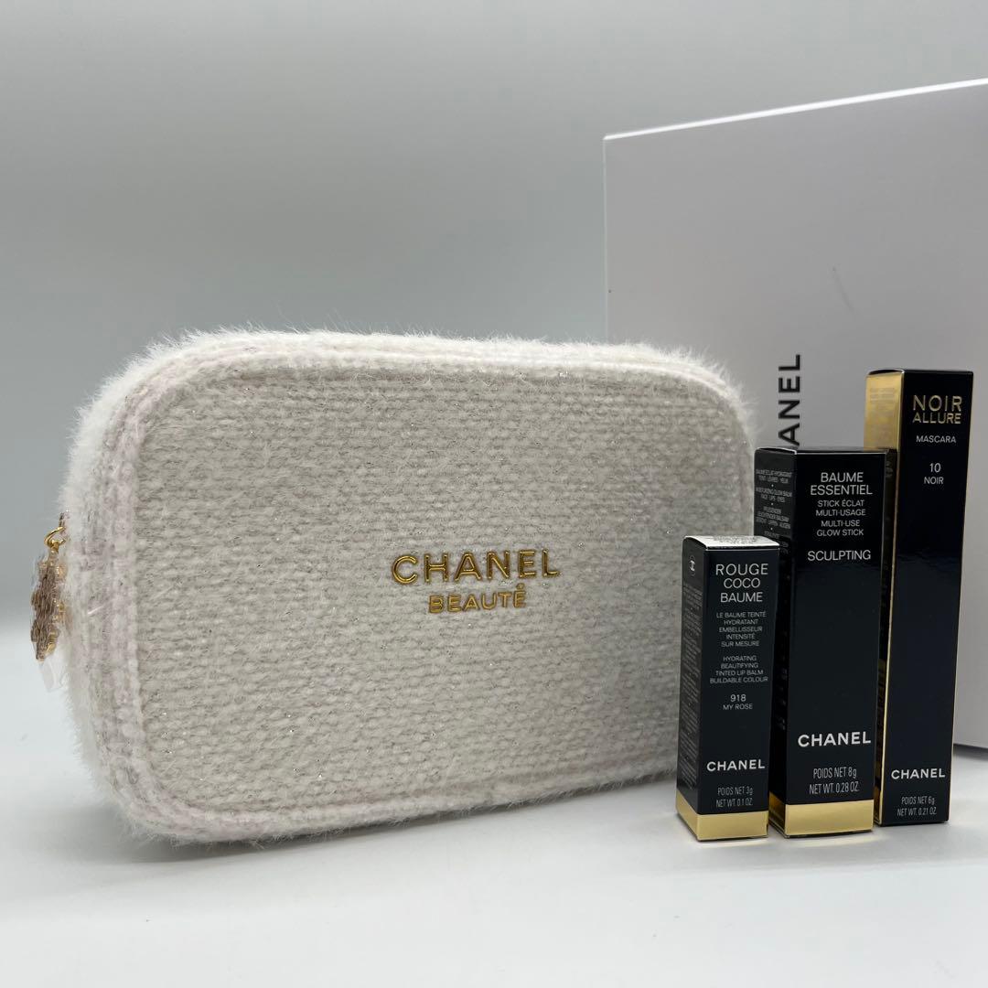 【未使用】CHANEL シャネル トータルルック セット ポーチ付 コスメ3点