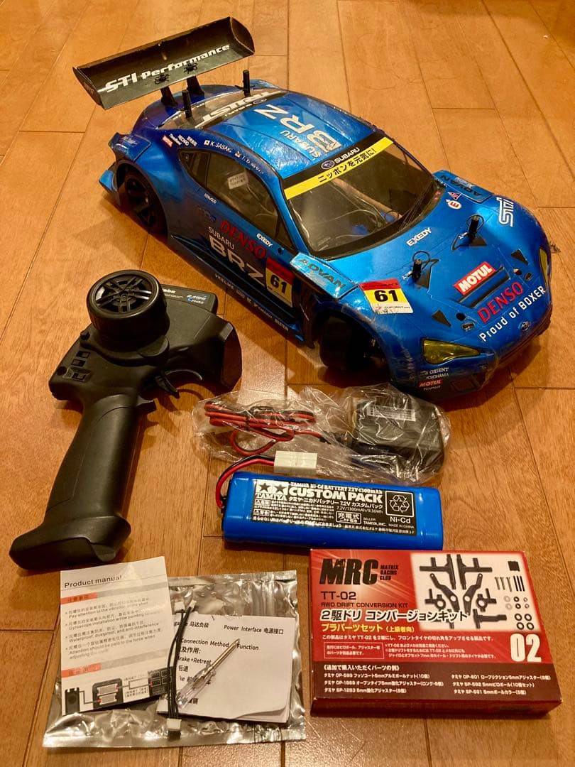 TT-02二駆ドリフルセット MRCコンバ ジャイロ付き