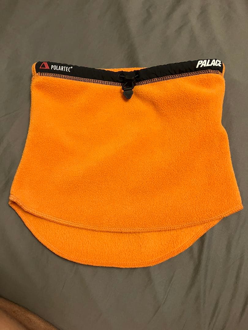 PALACE ネックウォーマー オレンジ - メルカリ