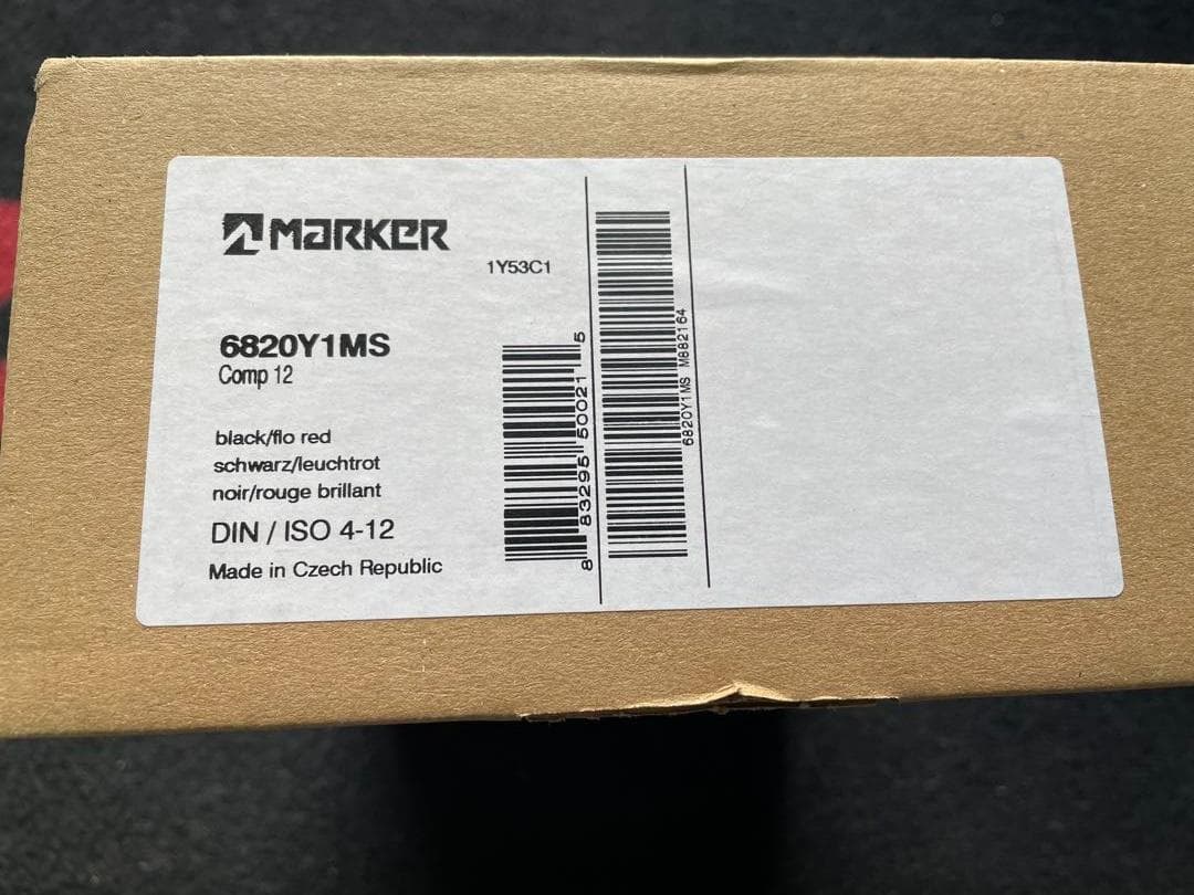 MARKER マーカー COMP12 ビンディング 26継続モデル【新品未使用