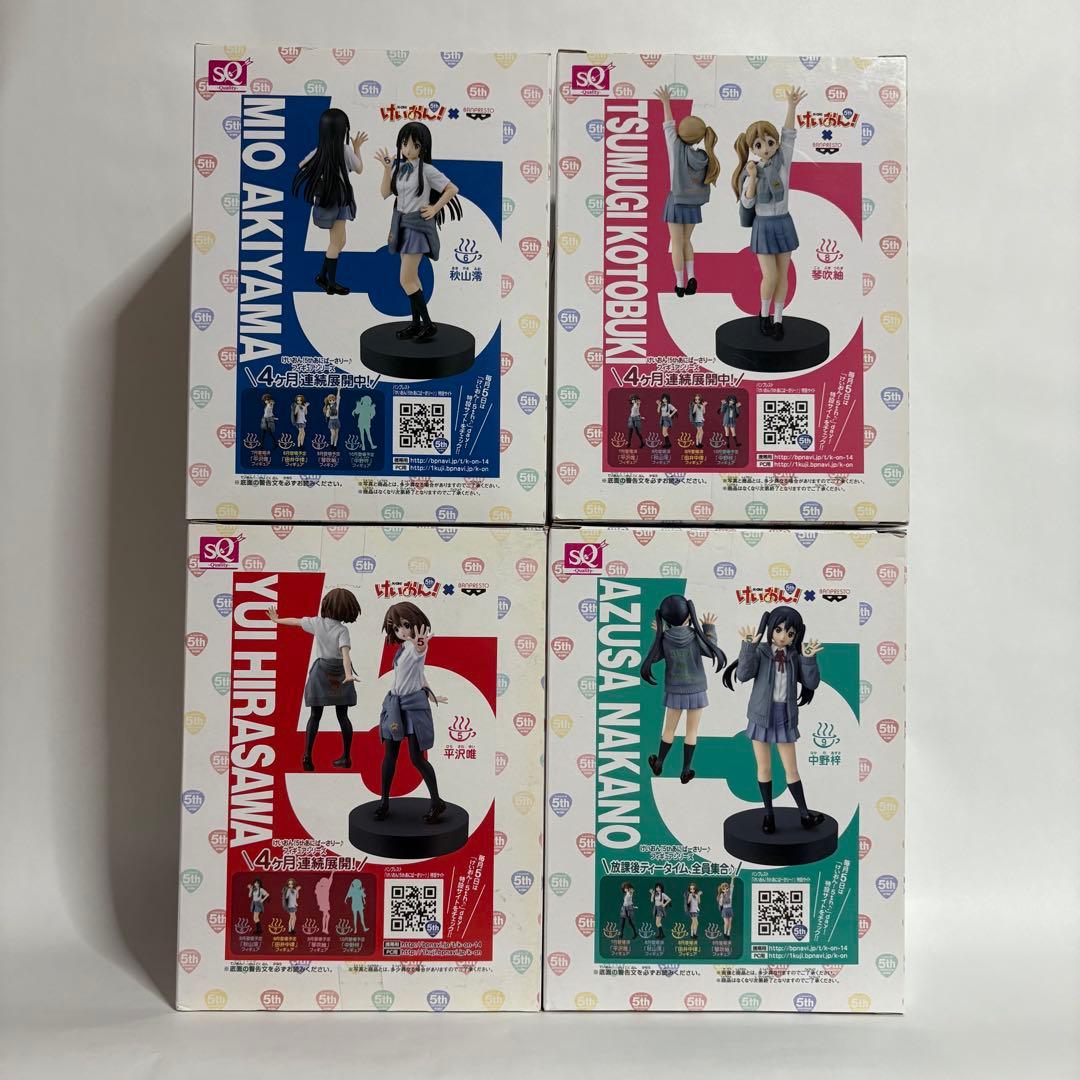 未開封】けいおん！ 5周年記念 フィギュアセット【レア】 - メルカリ