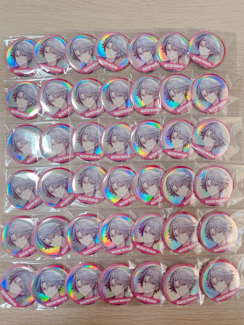 42個　ROF-MAO 2nd Anniversaryホログラム缶バッジ 不破湊