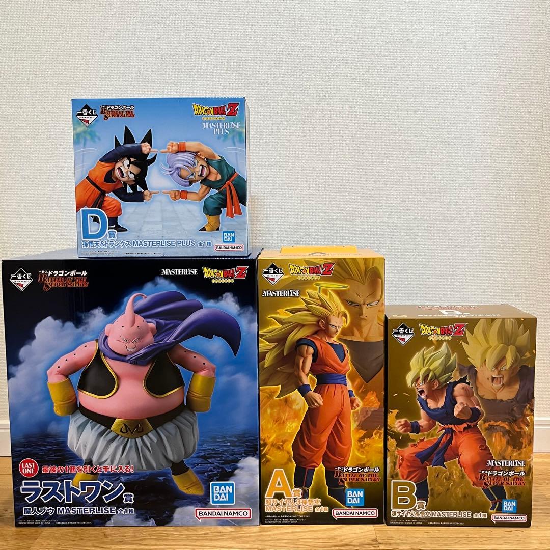 一番くじ ドラゴンボール A賞 B賞 D賞 ラストワン 4体セット おまけつき 一番くじ ドラゴンボール BATTLE OF THE SUPER SAIYAN｜一番くじ倶楽部
