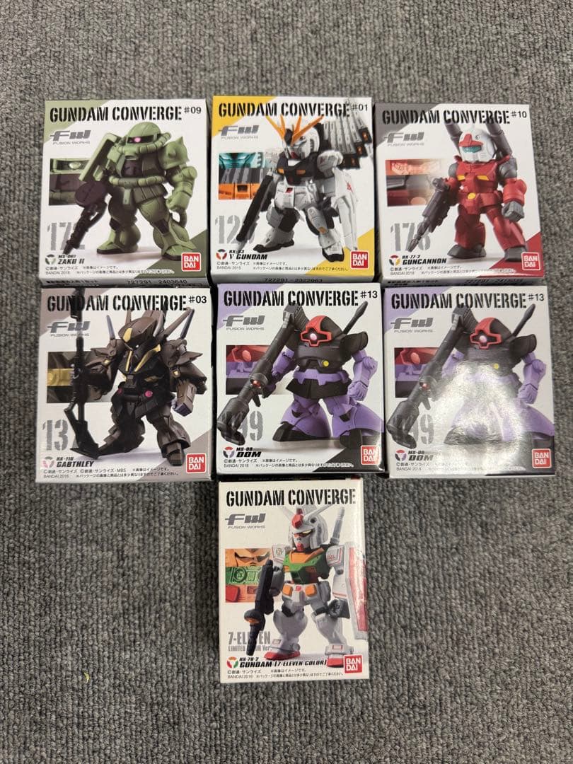 未開封　ガンダムコンバージ GUNDAM CONVERGE 7点セット