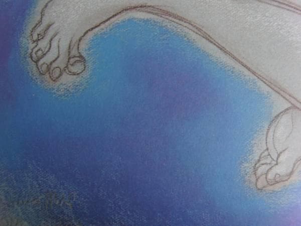 古沢　岩美、デッサン　Ｓ、希少な額装用画集より、新品額装付、状態良好