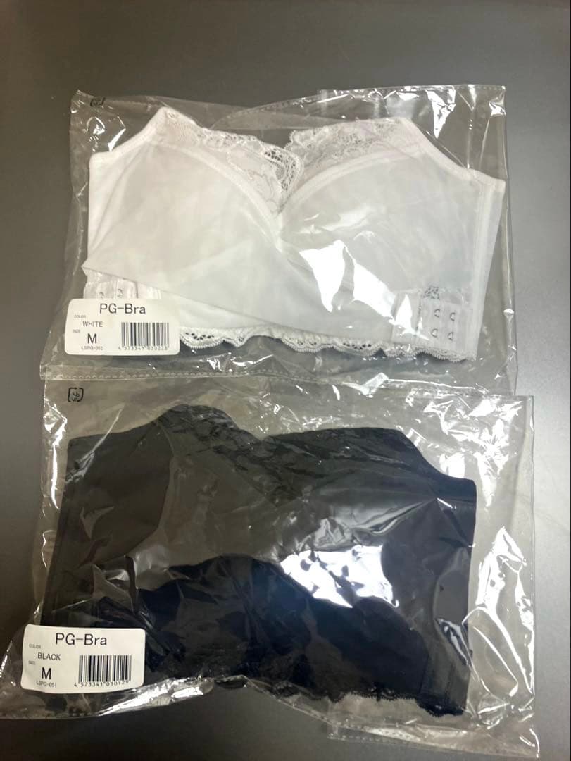 PGブラ ホワイト 【M】サイズ★ホワイトとブラック2セット