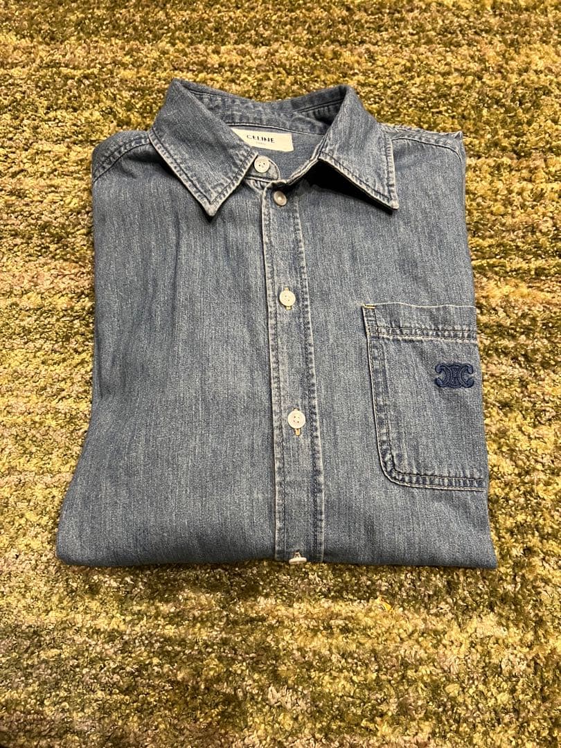 セリーヌ デニムシャツ S celine - シャツ/ブラウス(七分/長袖
