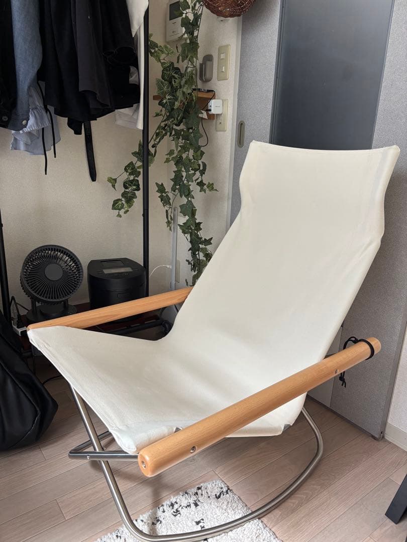 ニーチェアX ロッキング オフホワイト×ナチュラル（Nychair X)