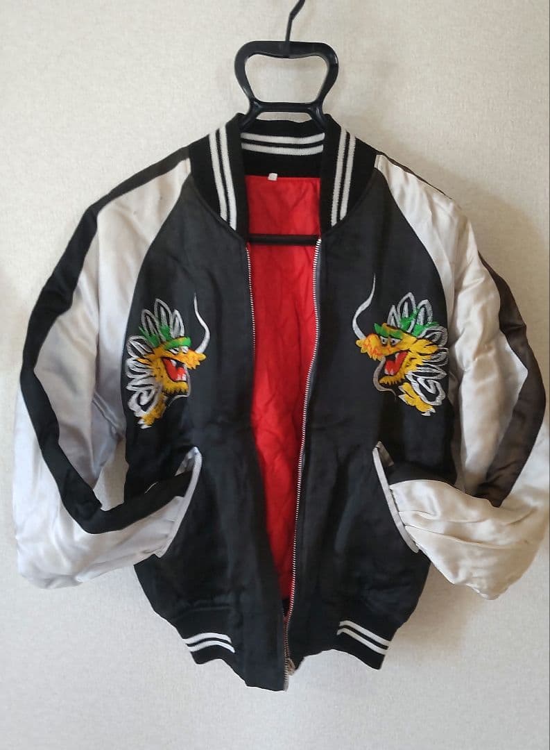 ヴィンテージ　70ｓ　スカジャン 　ykkジッパー　A面のみ