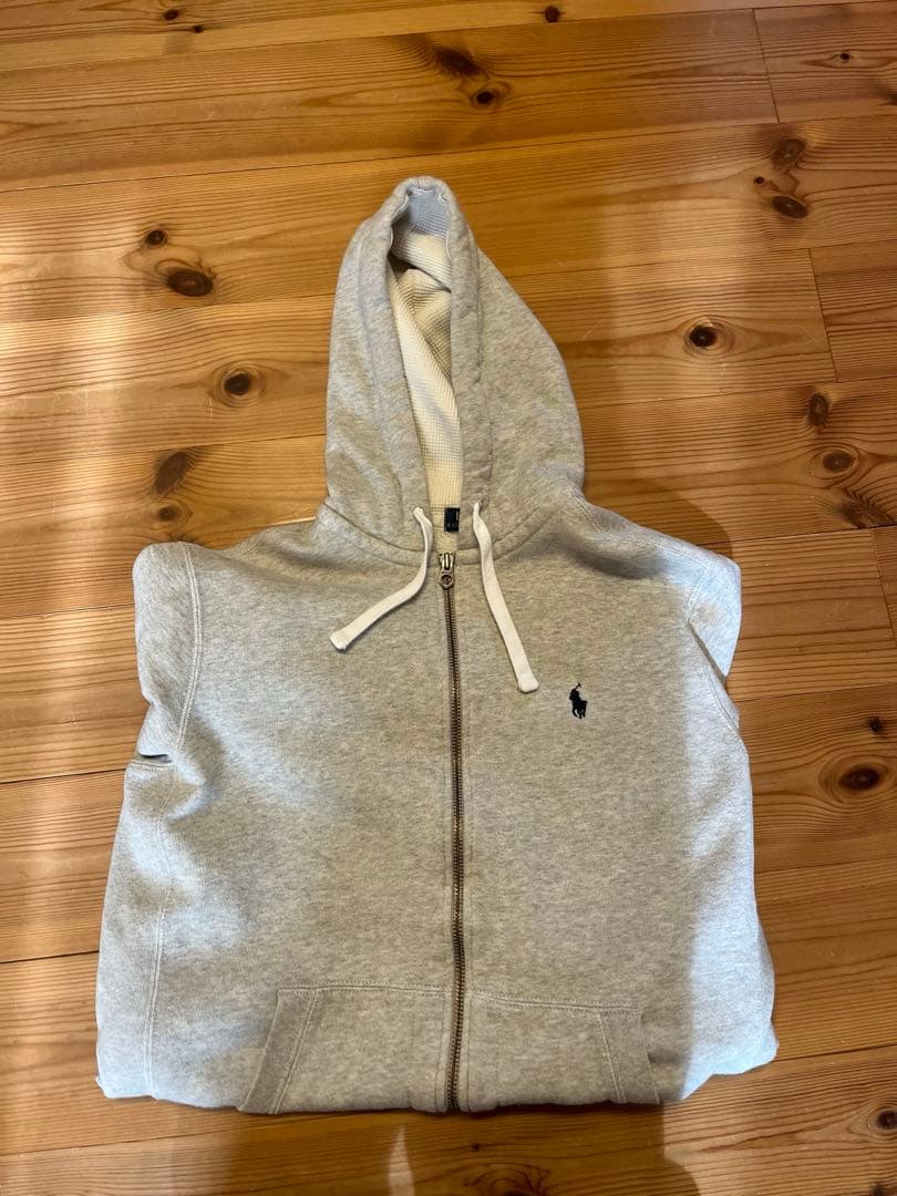 ポロ・ラルフ・ローレン フルジップパーカー グレー