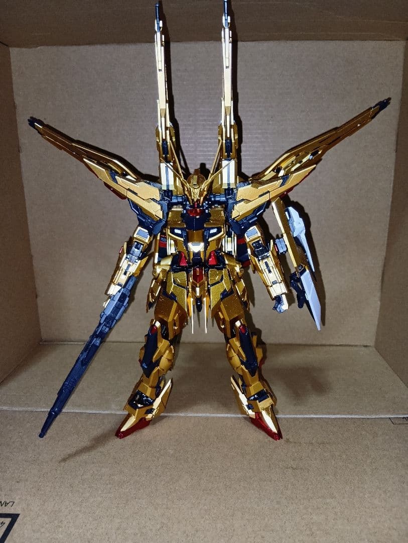 中華製アカツキ(暁)プラモデル訳あり画像確認 MG 1/100 破暁ガンダム アカツキガンダム GKスタイル プラモデル