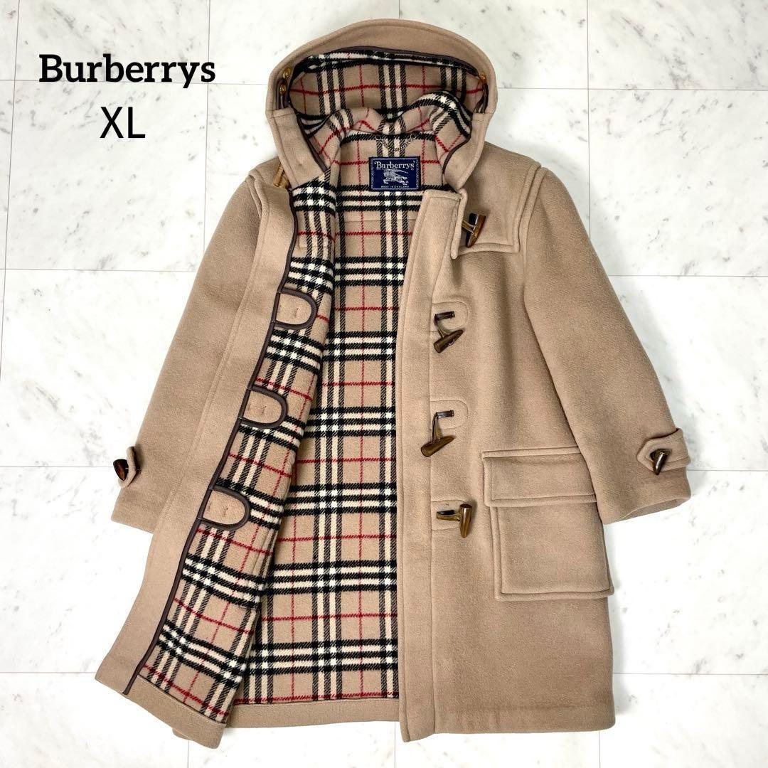 専用【美品】バーバリーズ ダッフルコート ノバチェック ウール キャメル XL