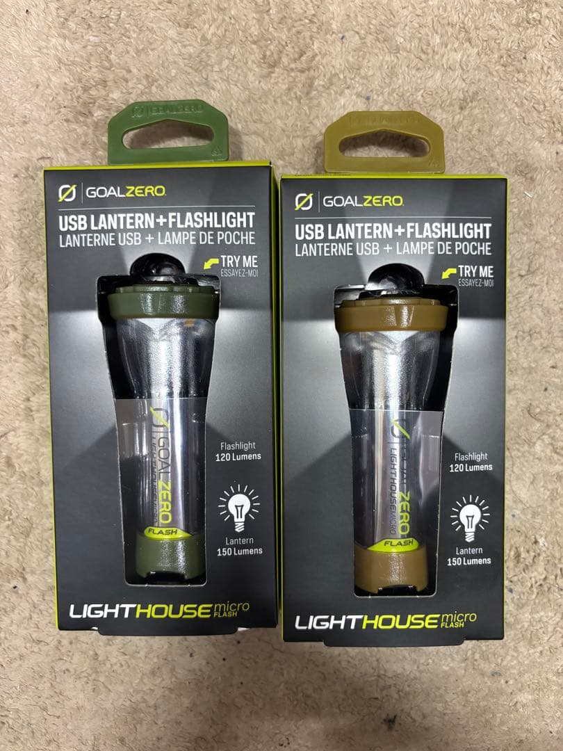 GOAL ZERO LIGHTHOUSEmicro FLASH ベージュ カーキ