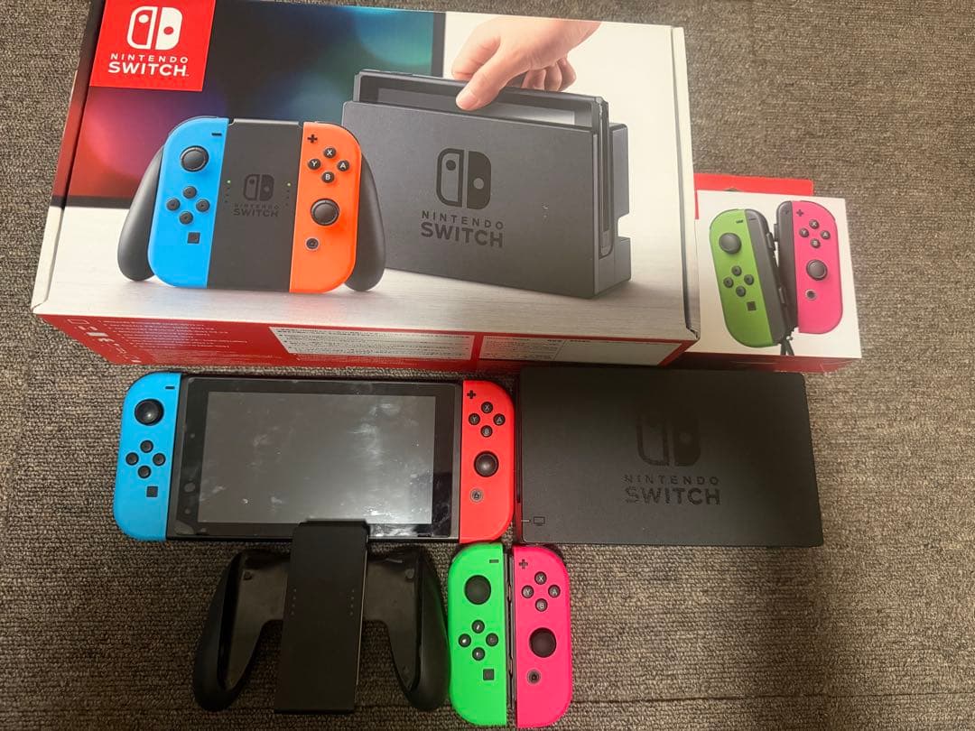 Nintendo Switch ネオンレッド/ネオンブルー 本体