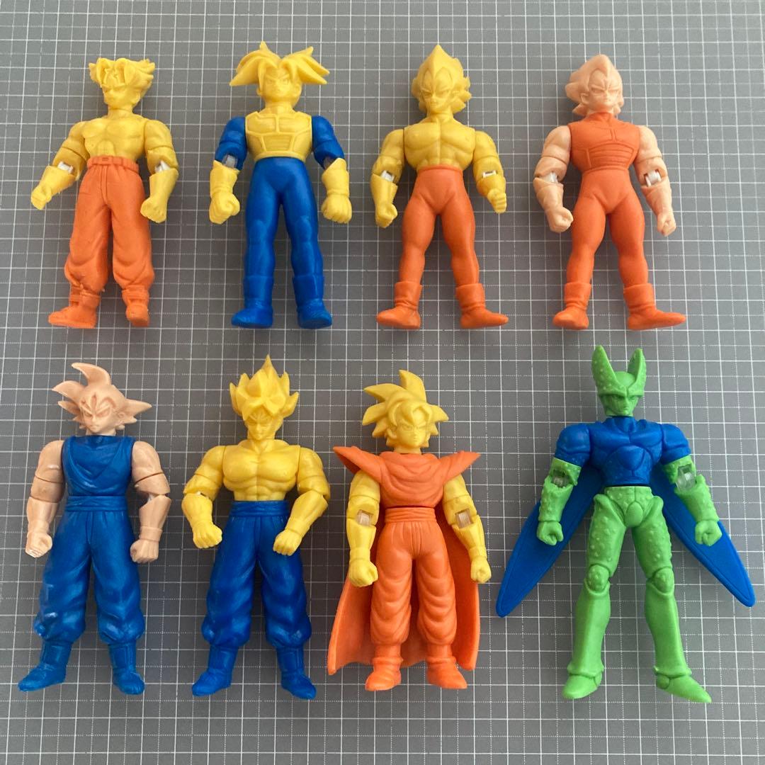 ドラゴンボール Z 消しゴム 8体セット デカ消し ドラ消し フィギュア 孫悟空