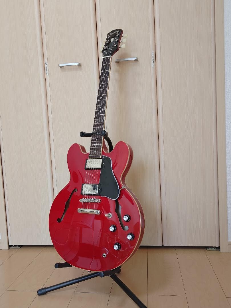 【satochichi【値下交渉OKです】】Epiphone ES-335 Buy sasku Epiphone ES-335 Semi-Hollow Body Electric Guitar Vintage