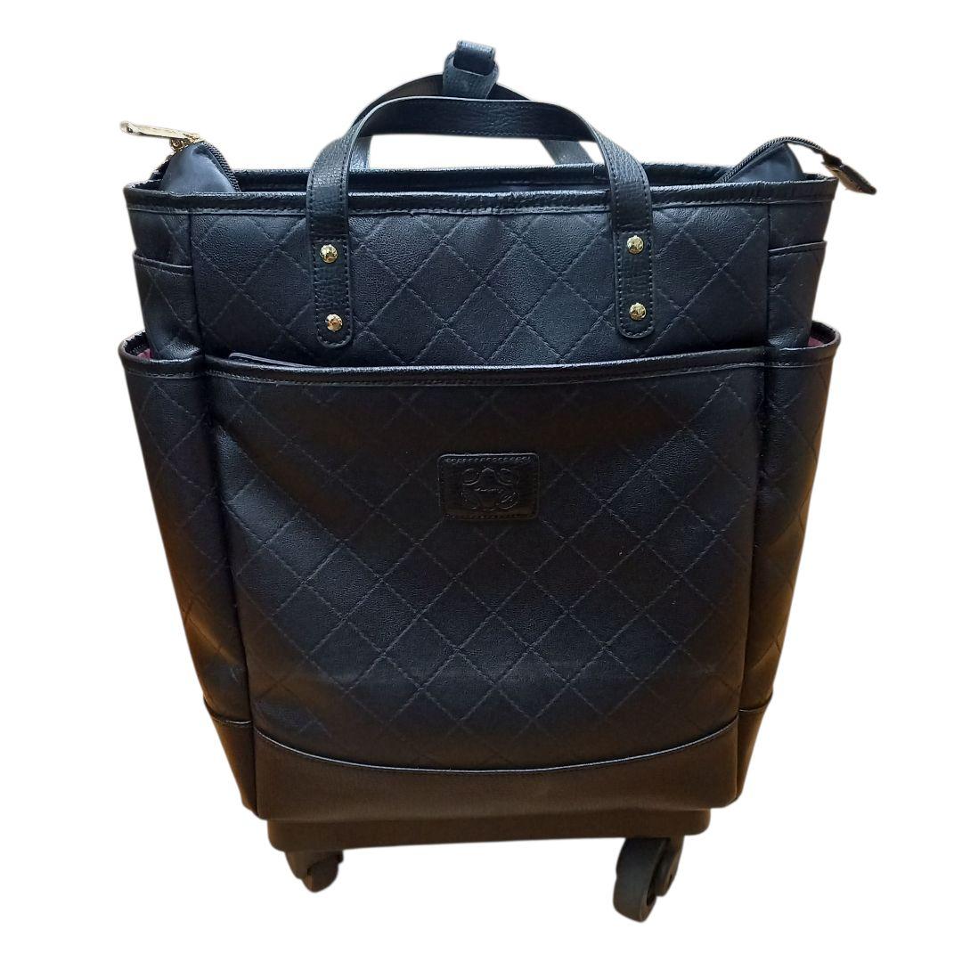 SWANY　スワニー　キャリーバッグ　キルティング　ダイヤキルト D-649 SWANY x KISS MY LIFE ハートプッチ（M18）ピンク＜4輪