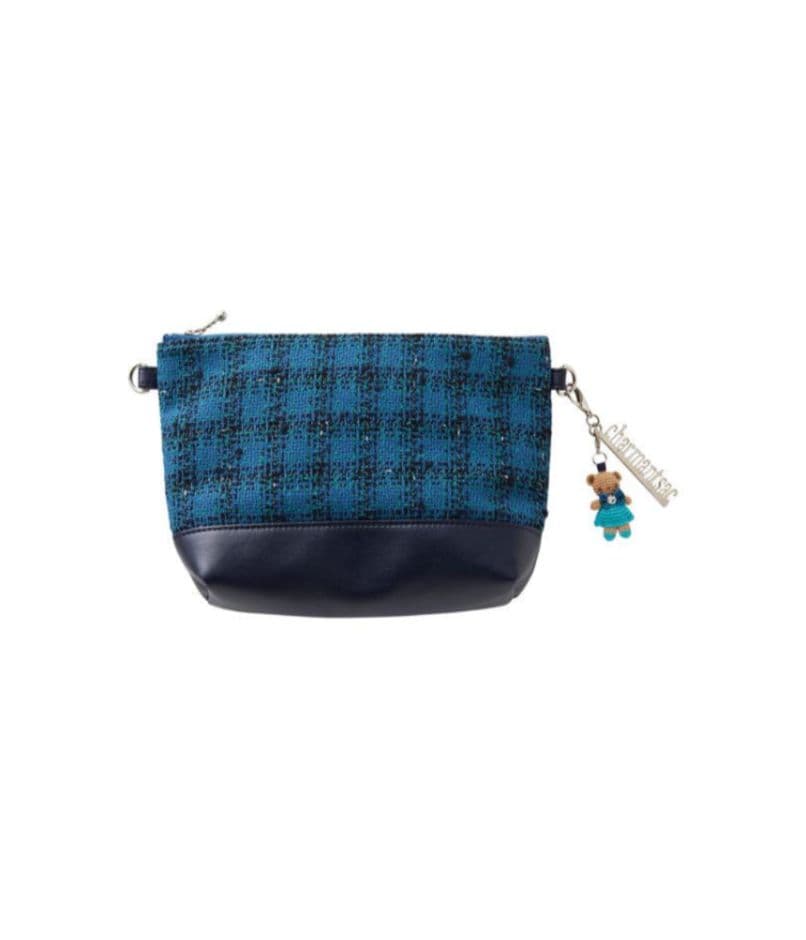 新品未開封★ファミリア シャルマントサック　ポーチ ファミリア×シャルマントサック】初コラボ！オリジナルツイード生地の