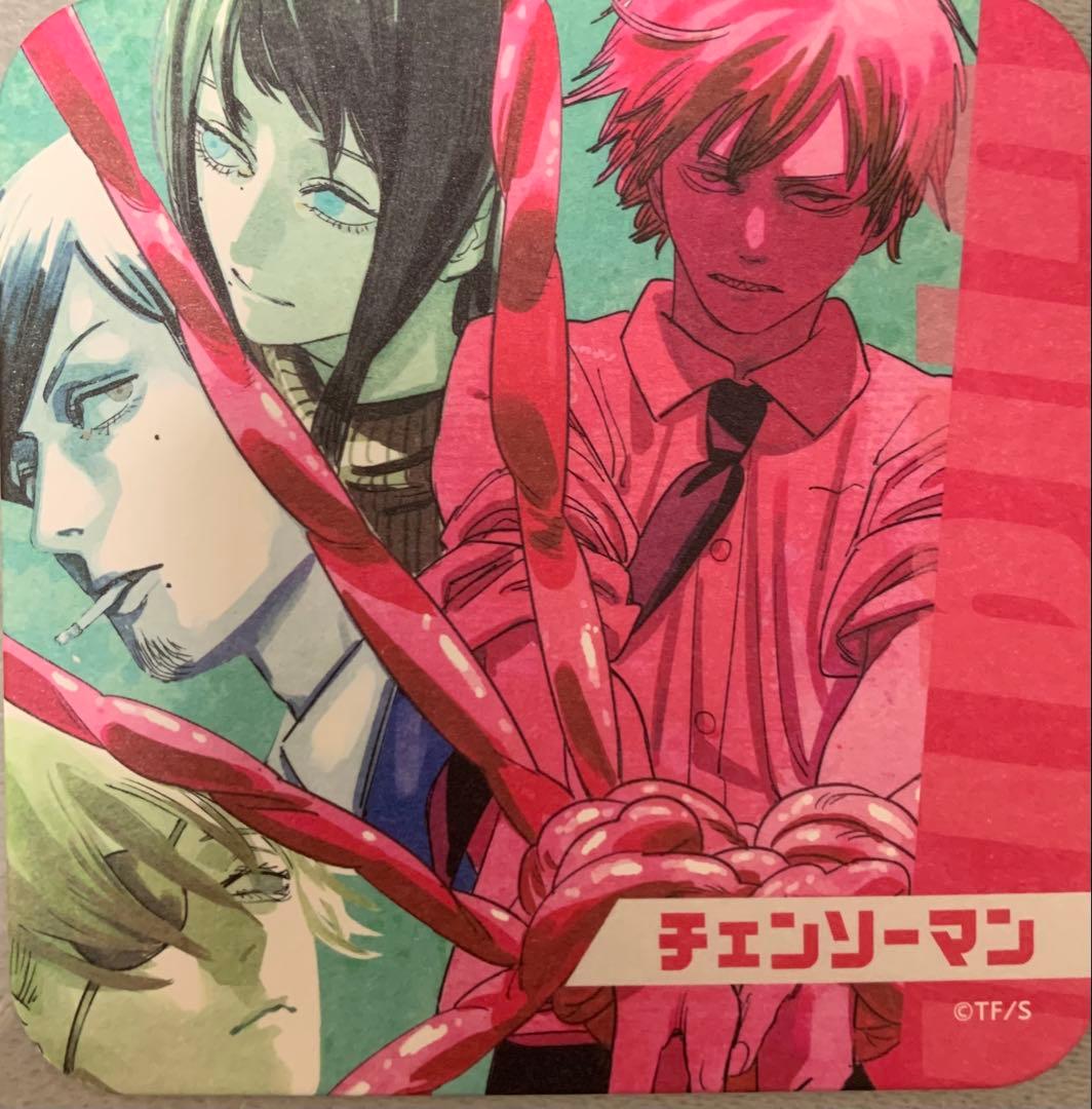 ☆ チェンソーマン アートコースター デンジ サンタクロース クァンシ