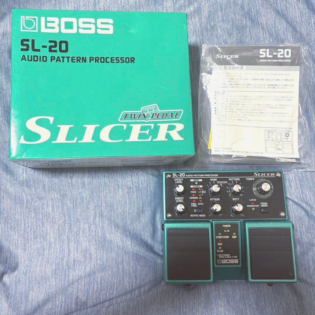 BOSS SL-20 SLICER ギター ベース エフェクター Boss SL-20 Slicer Audio Pattern Processor Effect Pedal - Used