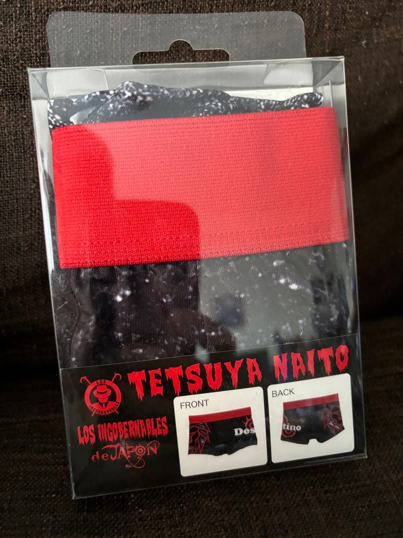 【完売品 メルカリ最安値】 新日本プロレス 内藤哲也 ボクサーパンツ XL 内藤哲也「Dia del DESTINO」ボクサーパンツ [新日本プロレスリング