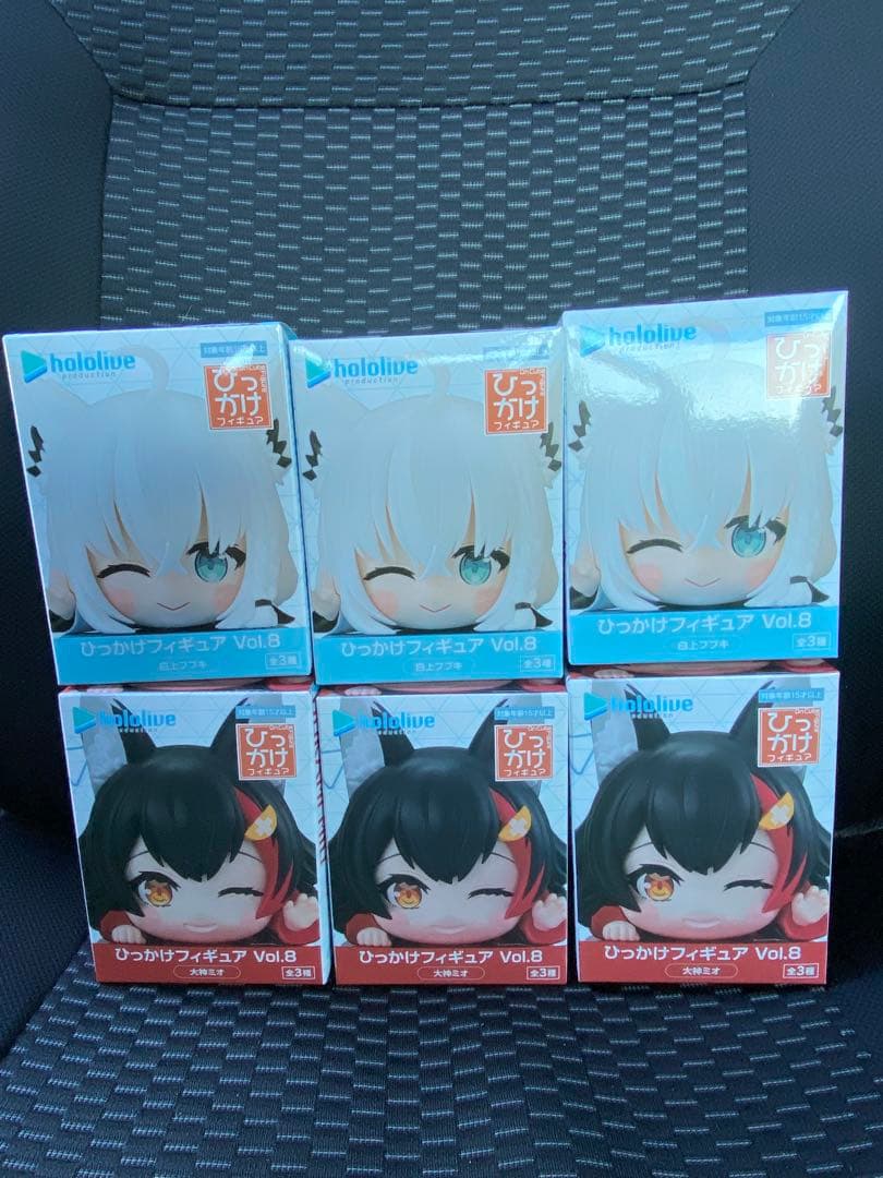ホロライブ ひっかけフィギュア vol.8 大神ミオ 白上フブキ　3セット ホロライブ ひっかけフィギュア Vol 8 白上フブキ 大神ミオ｜Yahoo