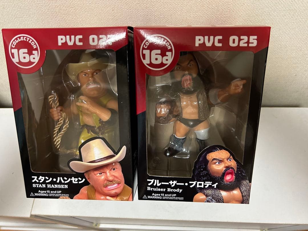 16dソフビコレ☆スタン・ハンセン&ブルーザー・ブロディ ミラクル