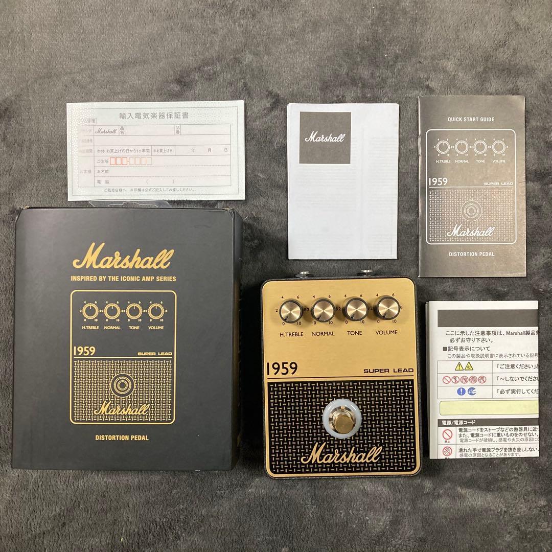 新品同様 Marshall 1959 ペダル Overdrive マーシャル