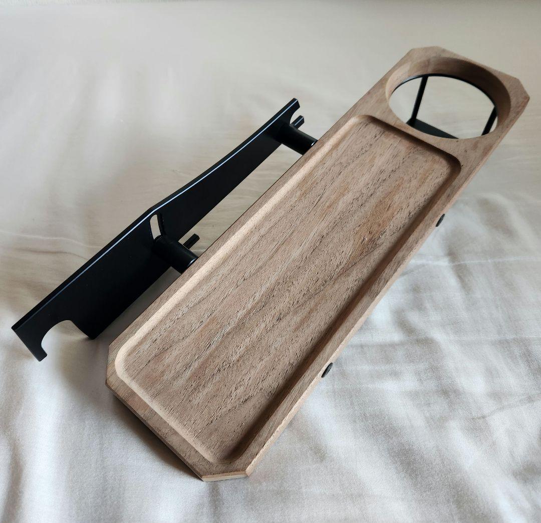 INAVANCE ONES TABLE ウォールナット・アルマイト黒 ONES TABLE（ワンズテーブル）オーク黒アルマイト加工