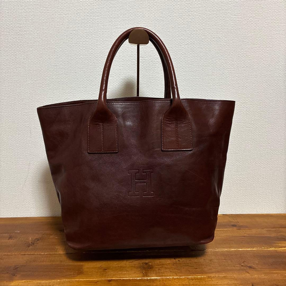 HIROFU ヒロフ A4収納 ブラウン 本革 トートバッグ - メルカリ