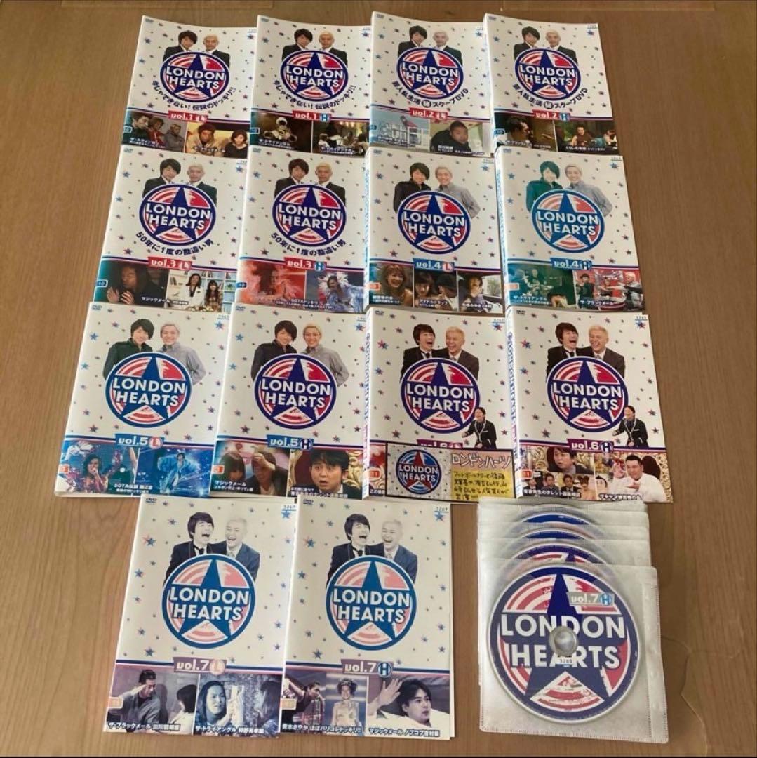 ロンドンハーツ DVD 14本　vol.1LH〜vol.7LH 送料無料】dx12215◇ロンドンハーツ vol.1L/レンタルUP中古品【DVD