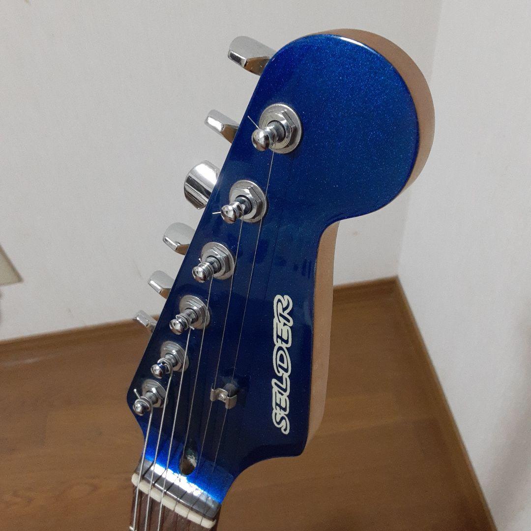 美品SELDER ストラトキャスタータイプ エレキギター メタリックブルー