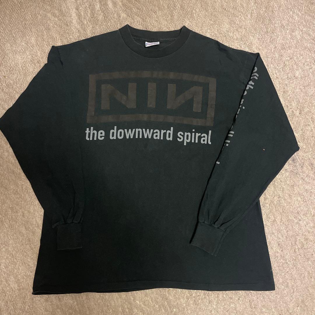 Nine Inch Nails downward spiral ロンt XL